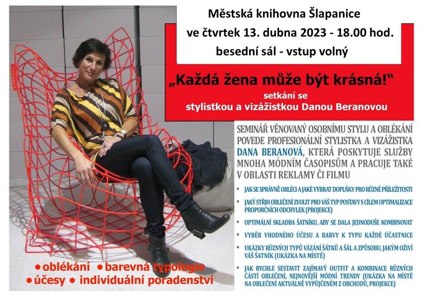 Přednáška s Danou Beranovou